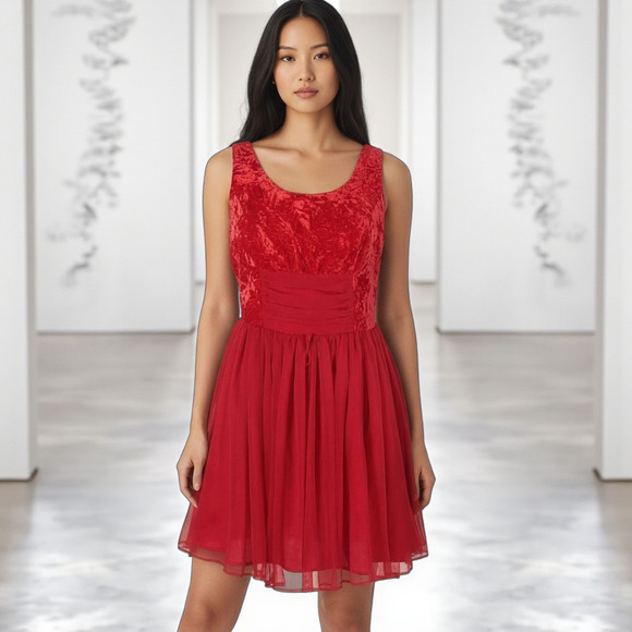 Free People Vintage Chiffon Ballerina Mini Dress - Picture 1 of 6